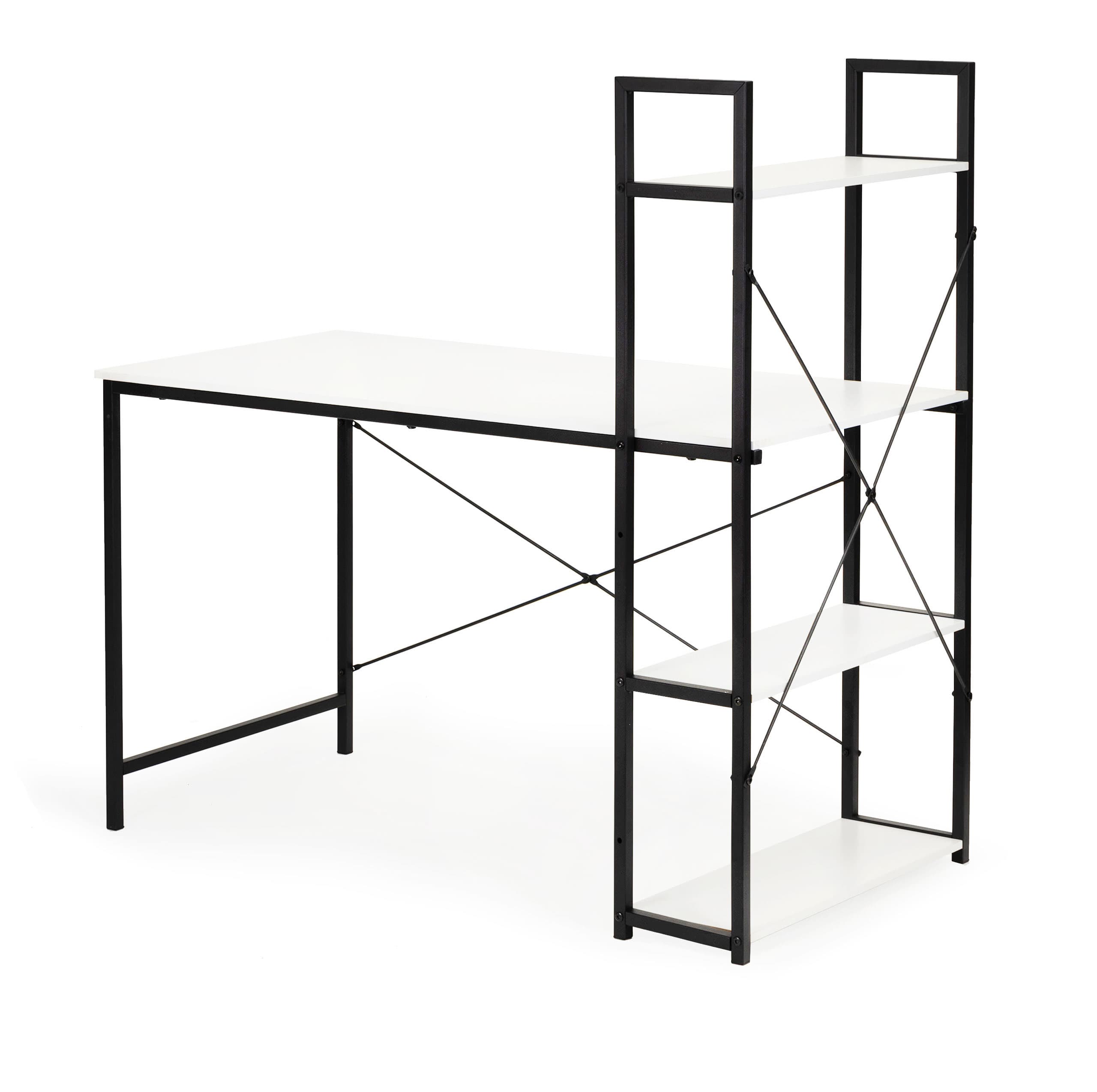 Biurko komputerowe biurowe stół + regał półki loft ModernHome