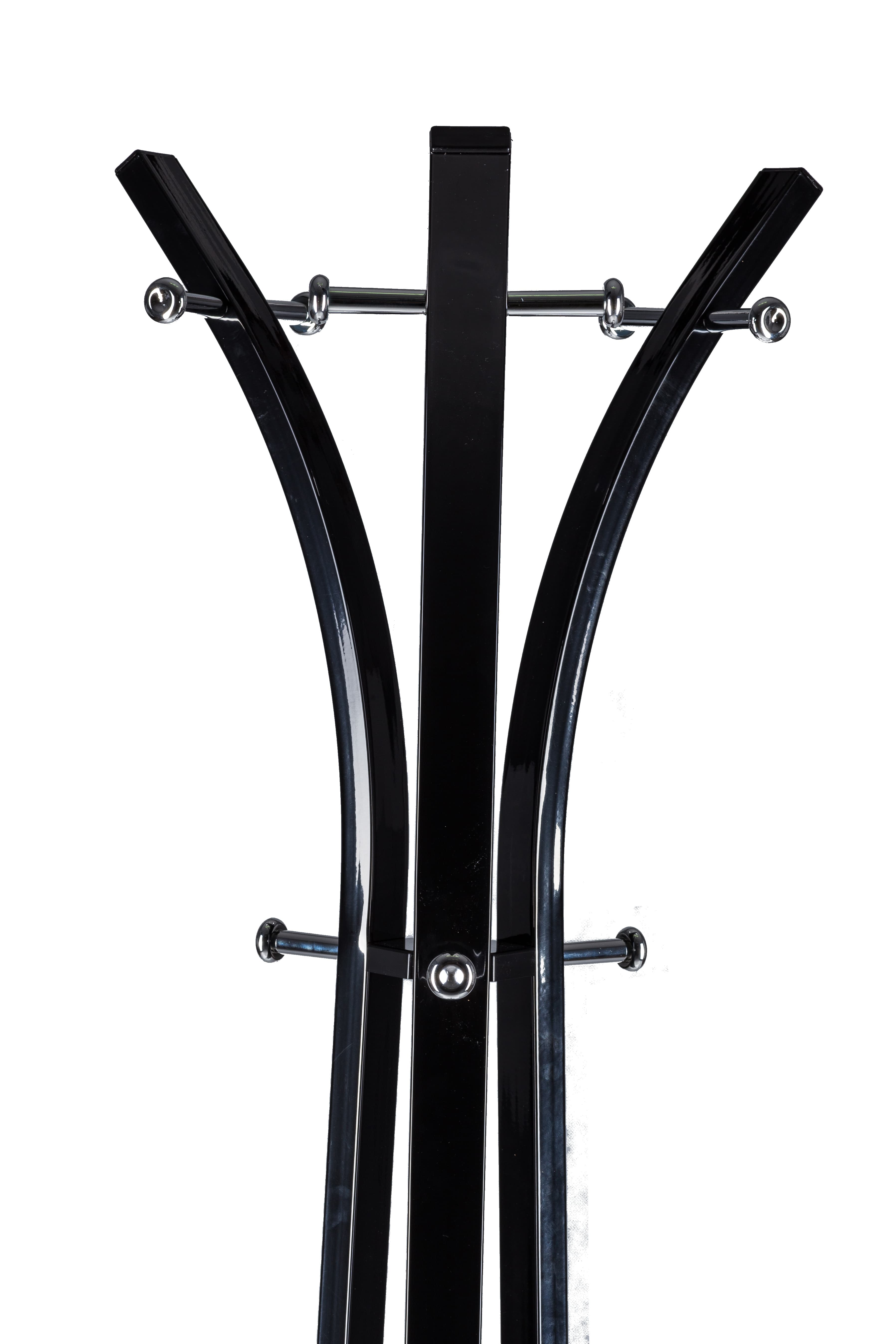 Wieszak stojak na ubrania podłogowy czarny ModernHome